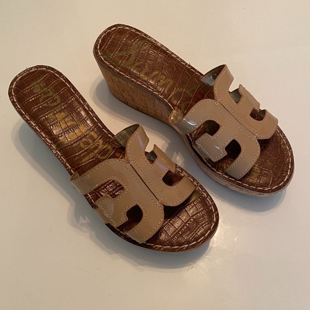 Sam Edelman Double E Patent Wedges